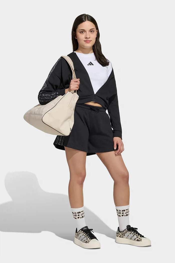 adidas teplákové šortky detské s bavlnou čierna KC7202