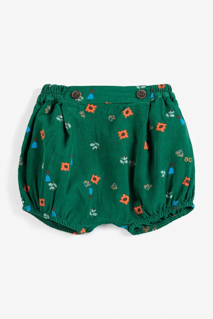 Bobo Choses Kratke hlače za djecu od pamuka Blossom 226AB105 zelena AW26