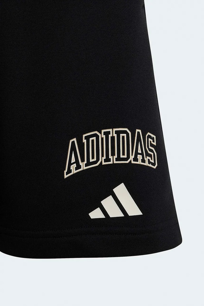 Szorty dresowe dziecięce z bawełną adidas KS5131. czarny
