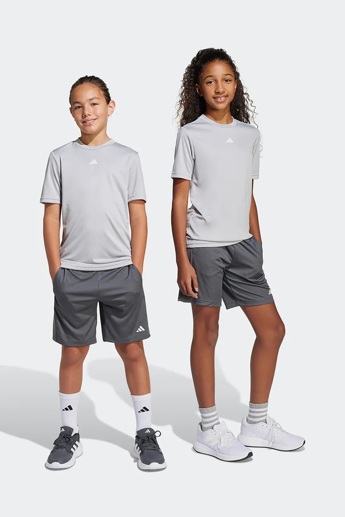 adidas teplákové šortky detské sivá JC7676
