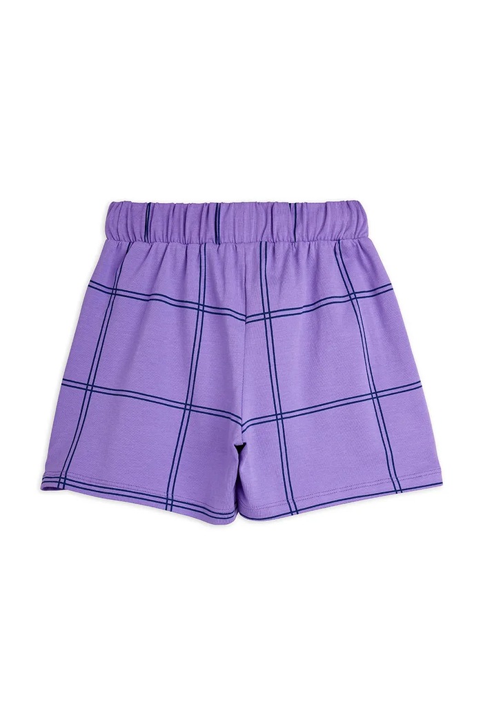 Chłopiec Mini Rodini szorty dziecięce z bawełną Check 26630118 fioletowy