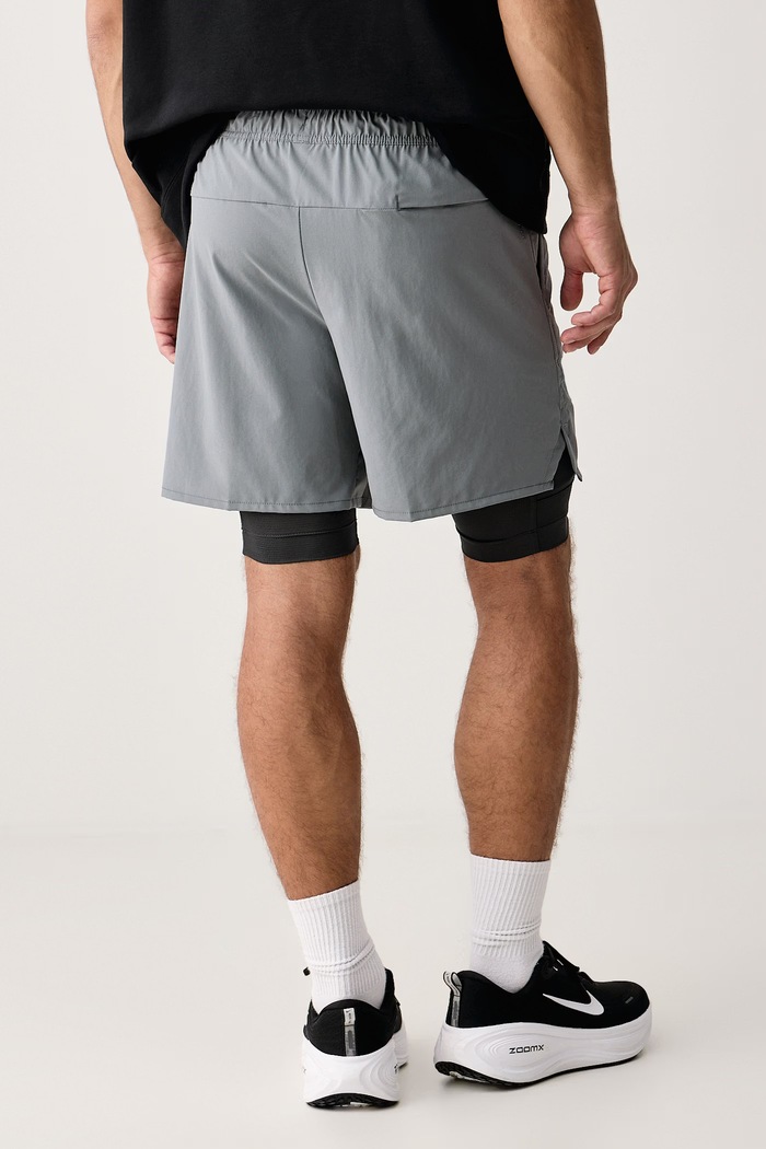 Odzież Nike Szorty sportowe męskie Unlimited Dri-FIT 2in1 DV9334.084 szary