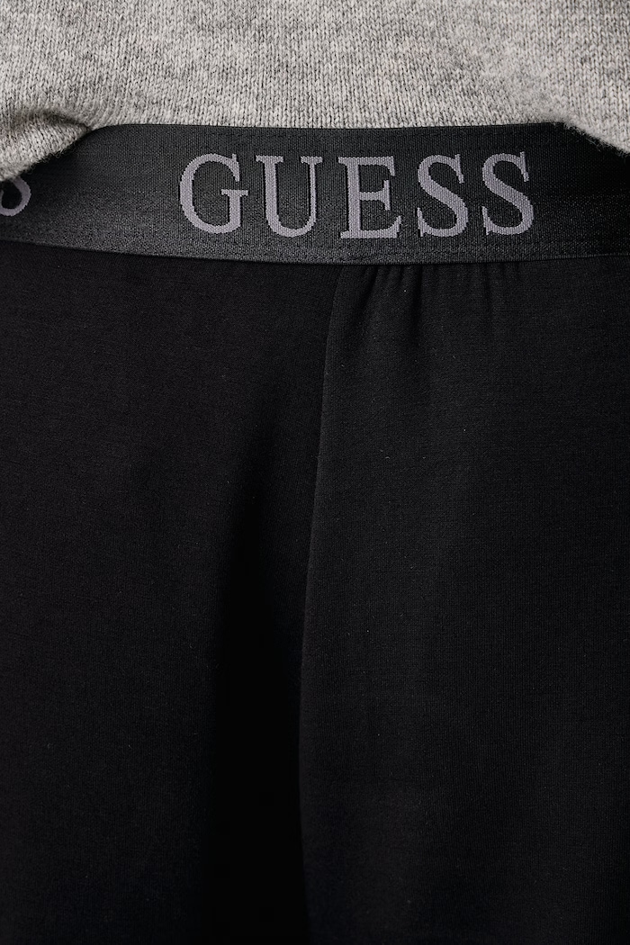 Σορτς επίσημα ανδρικά με βισκόζη MARLON Guess U6BD01.K5429 μαύρο