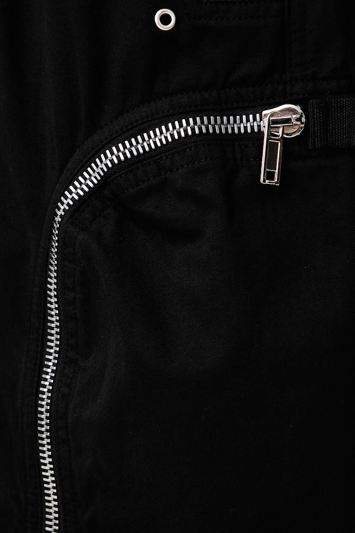 Bermude pentru bărbați din bumbac Bauhaus Rick Owens DRKSHDW negru DU02F6389.TW