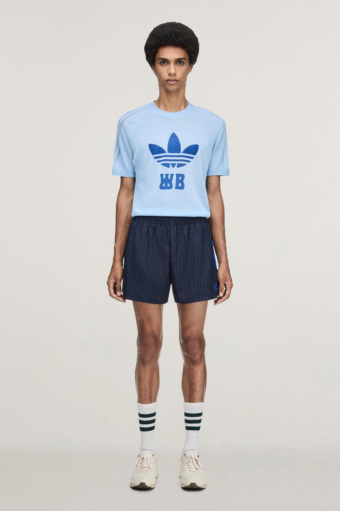 adidas Originals X Wales Bonner kratke hlače za muškarce HY5020 mornarsko plava AW26