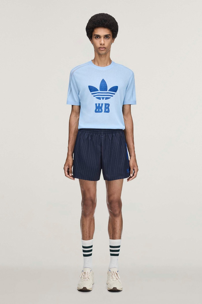 adidas Originals X Wales Bonner kratke hlače za muškarce HY5020 mornarsko plava AW26