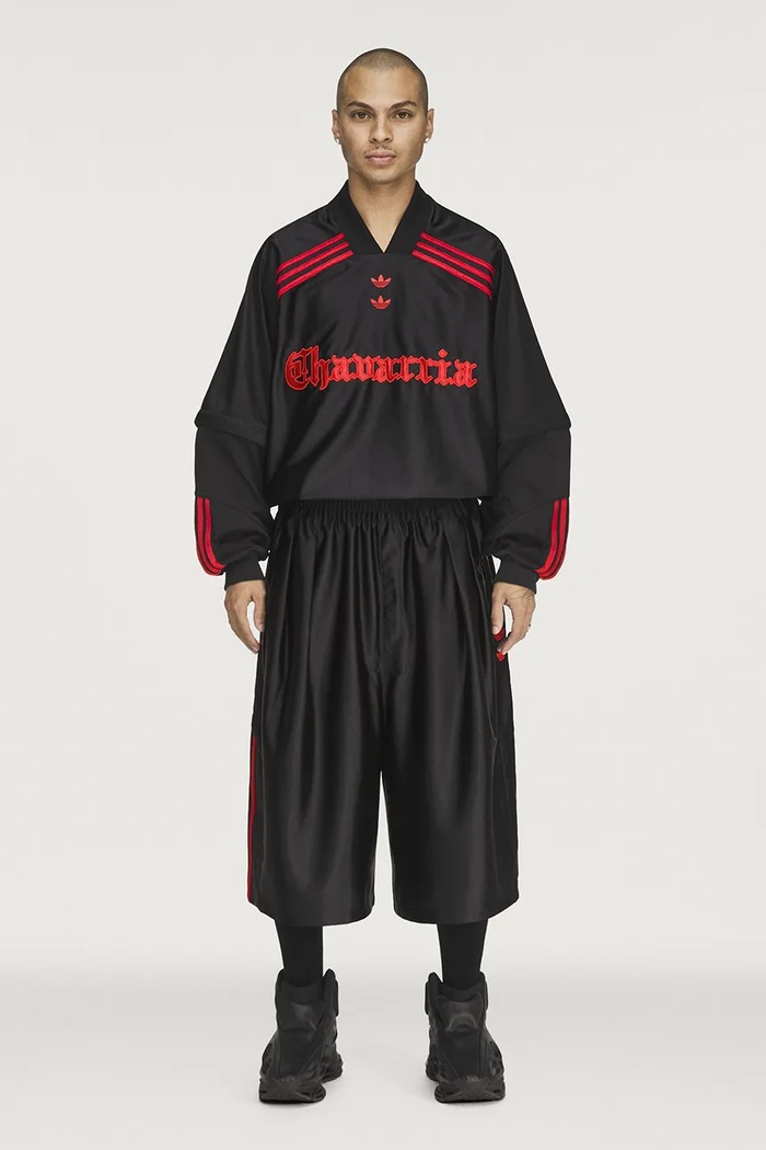 adidas Originals Dazzle Short x Willy Chavarria kratke hlače za muškarce KZ3117 crna AW26