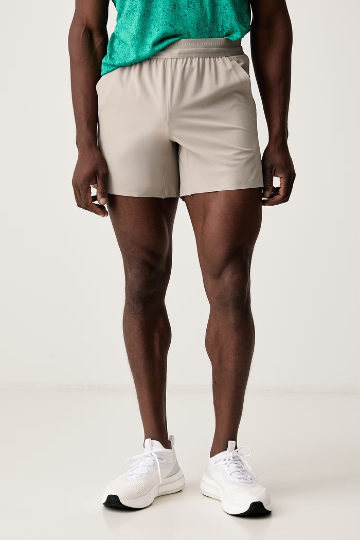 Under Armour Szorty sportowe męskie Vanish Elite beżowy 6009868.203