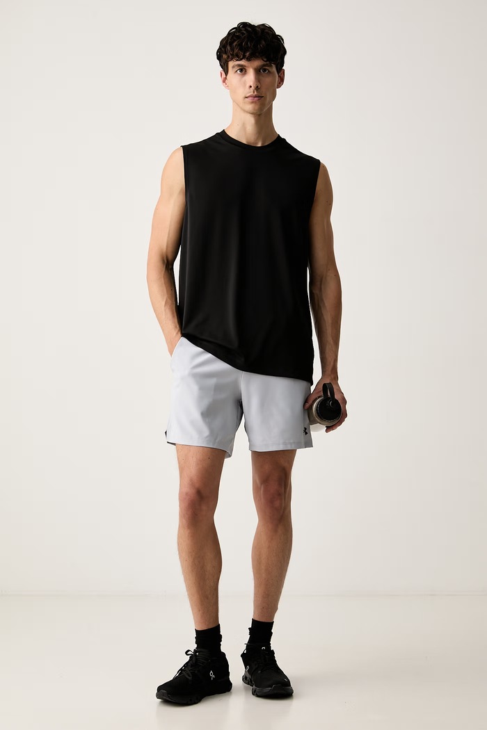 Under Armour szorty sportowe męskie Vanish Woven 6009865.011 szary AW26