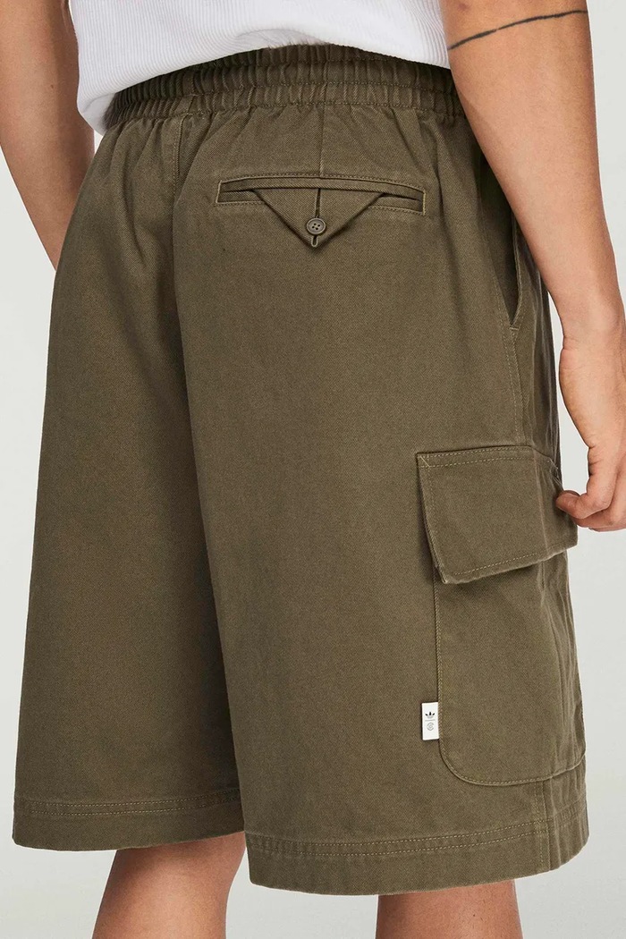 Îmbrăcăminte adidas Originals Clot x Edison Chen pantaloni scurți din bumbac pentru bărbați KG4267 verde