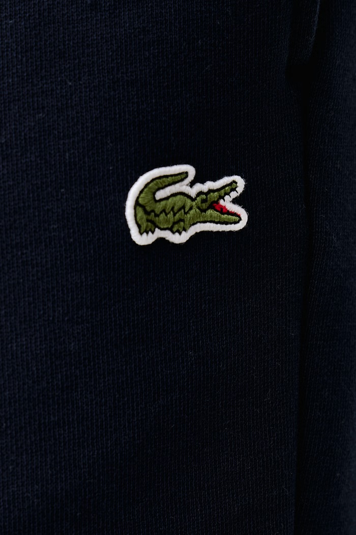 Lacoste Szorty dresowe męskie z bawełną GH8861 granatowy AW26