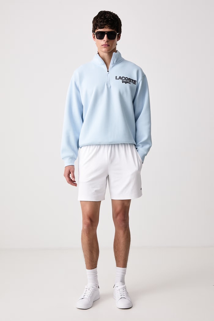 Lacoste Szorty dresowe męskie GH0138 biały AW26
