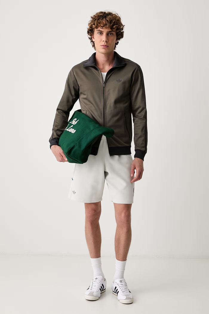 adidas Originals szorty męskie z bawełną LFC Spacer Teamgeist KX7712 turkusowy AW26