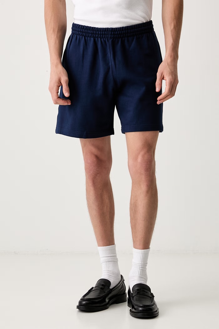 adidas Originals szorty dresowe męskie z bawełną Essentials niebieski KS9838