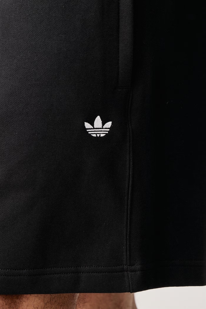 Szorty dresowe męskie z bawełną Essentials adidas Originals KS8940 czarny