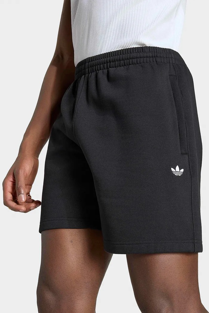 Szorty dresowe męskie z bawełną Essentials adidas Originals KS8940 czarny