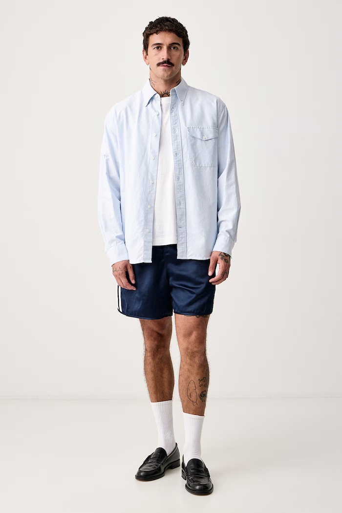 adidas Originals Szorty dresowe męskie KS7458 granatowy AW26