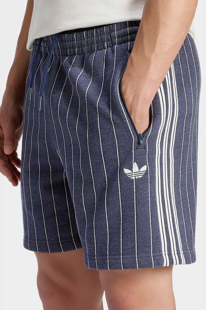 Szorty dresowe męskie z bawełną adidas Originals KR9706 granatowy