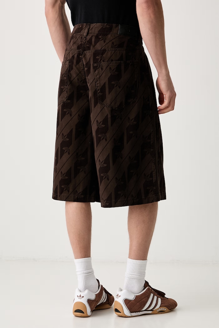 Odzież adidas Originals bermudy męskie bawełniane Monogram IA4534 brązowy