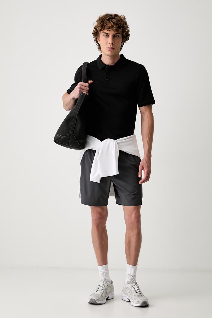 Skechers szorty męskie PREMIER 7" SHORT SH82 szary AW26