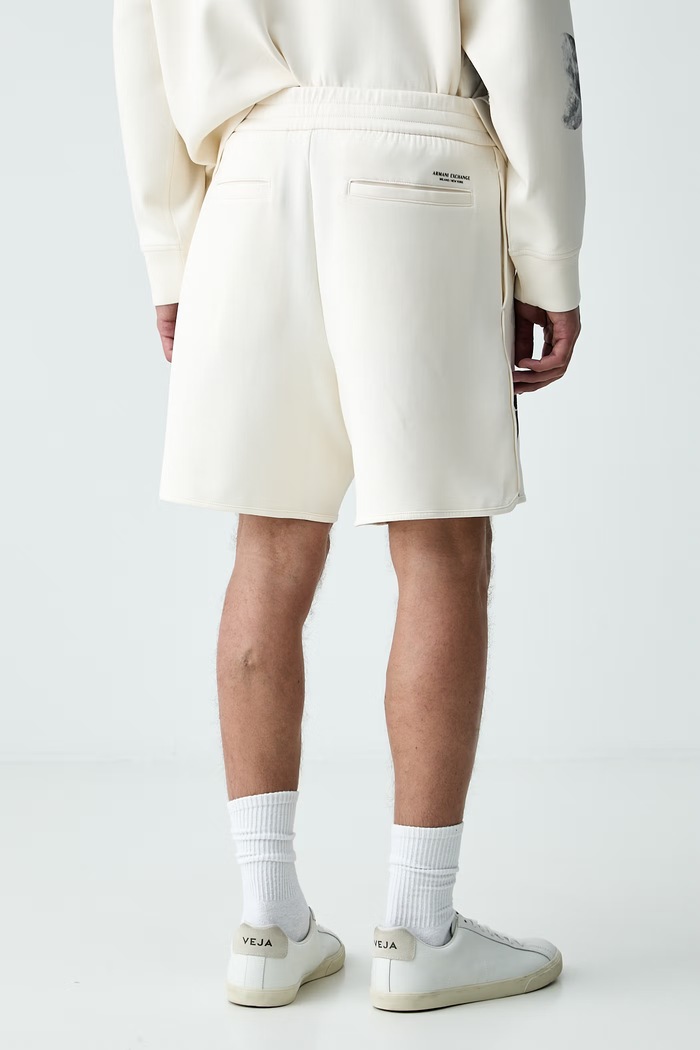 Odzież Armani Exchange szorty dresowe męskie z bawełną XM003423.AF10818 beżowy