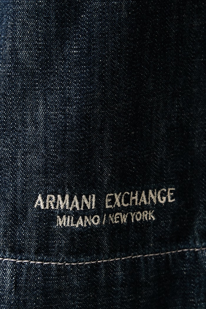 Szorty męskie bawełniane Armani Exchange XM003077.AF26951 granatowy