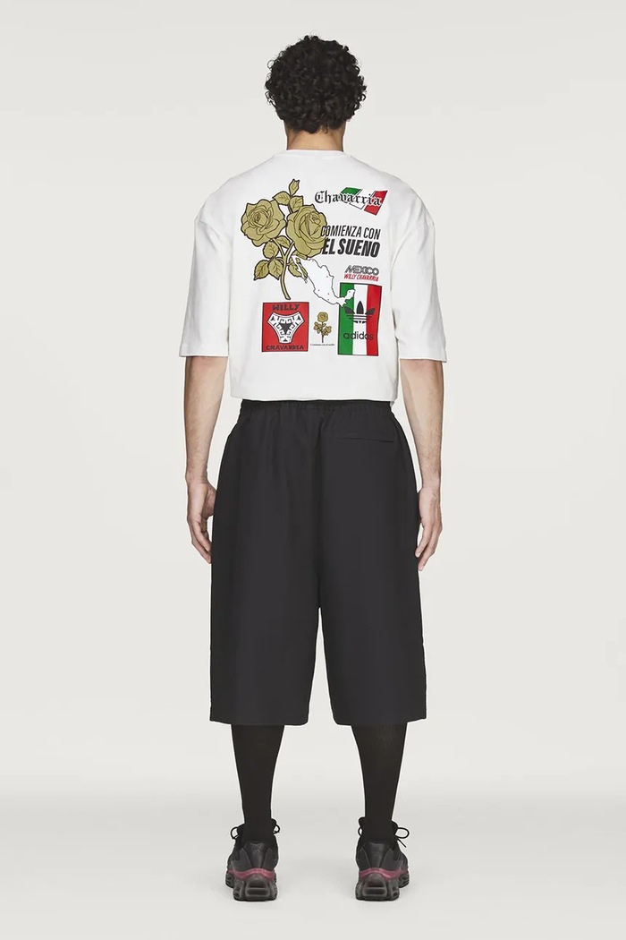 Odzież adidas Originals x Willy Chavarria bermudy bawełniane męskie KV1975 czarny