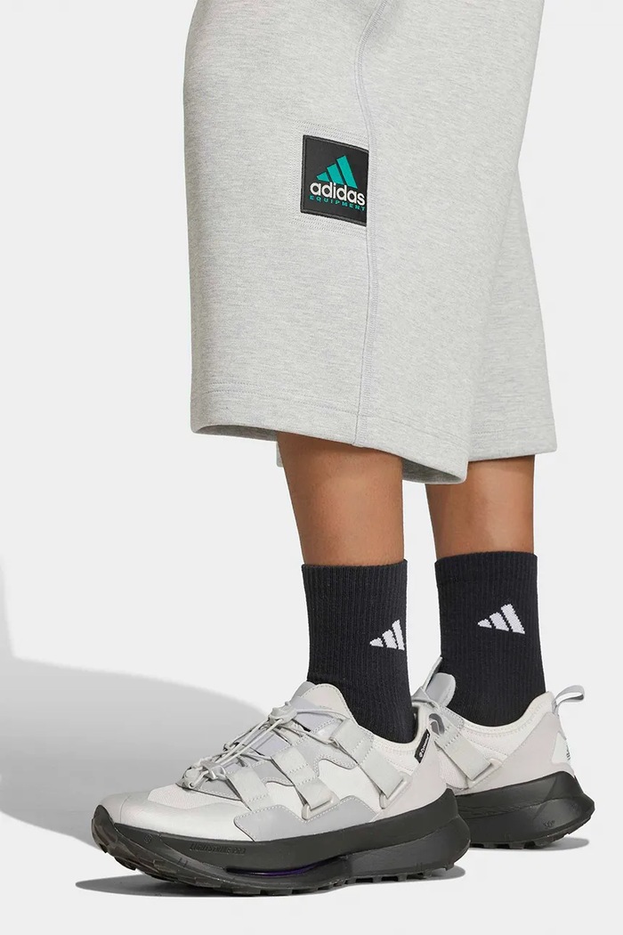 Spacer трикотажні шорти з бавовною чоловічі adidas Originals KT2546 сірий