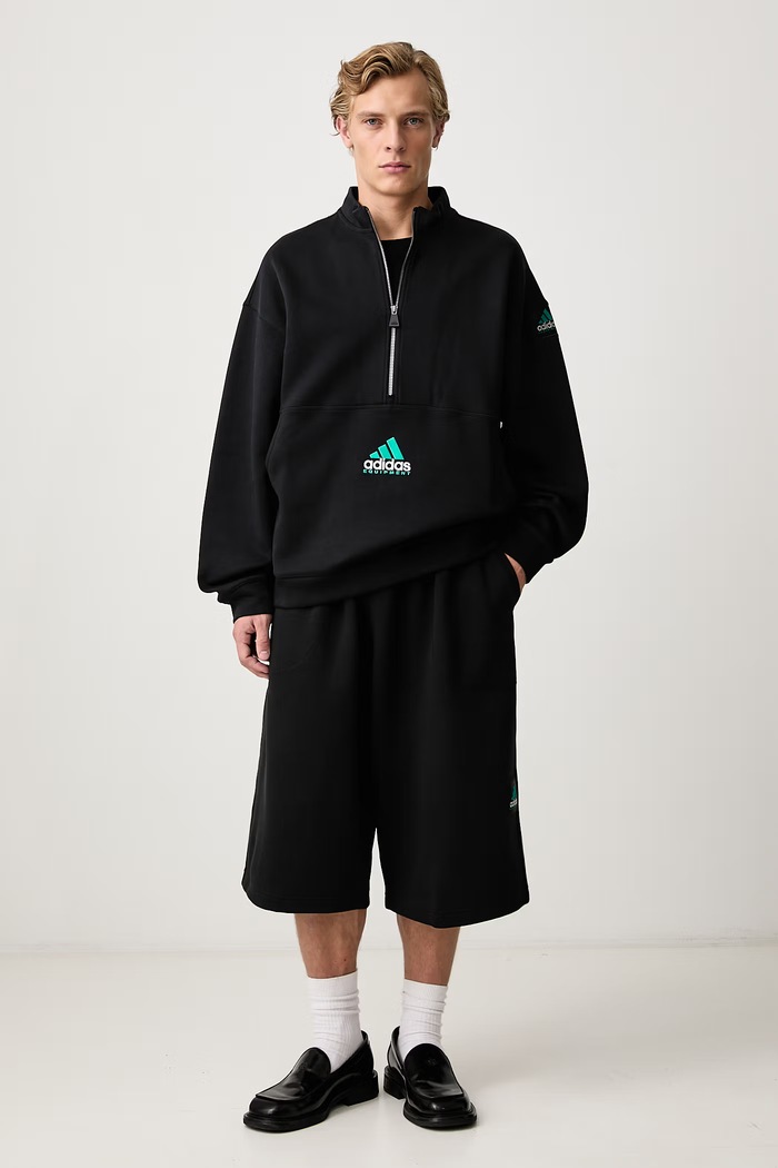 adidas Originals Spacer teplákové šortky s bavlnou pánské KT2545 černá AW26