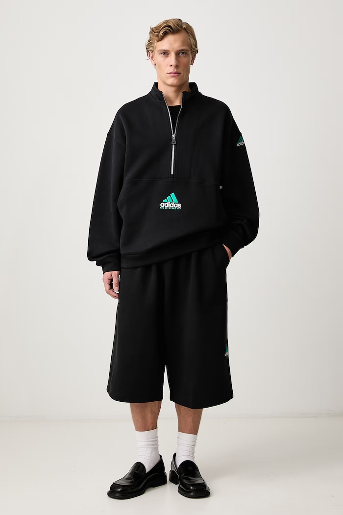 adidas Originals Spacer teplákové šortky s bavlnou pánské KT2545 černá AW26