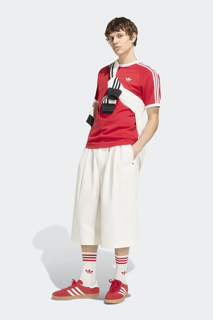 Одяг adidas Originals Pleated Jorts шорти бавовняні чоловічі KR9114 білий