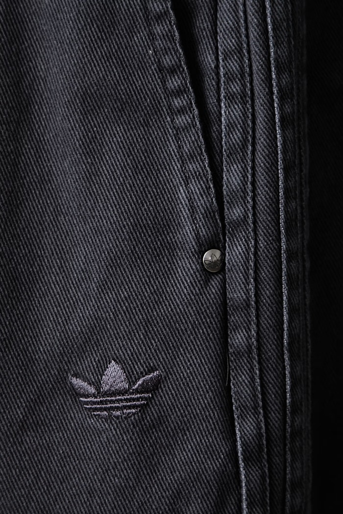 Pleated Jorts šortky bavlněné pánské adidas Originals šedá KQ9443