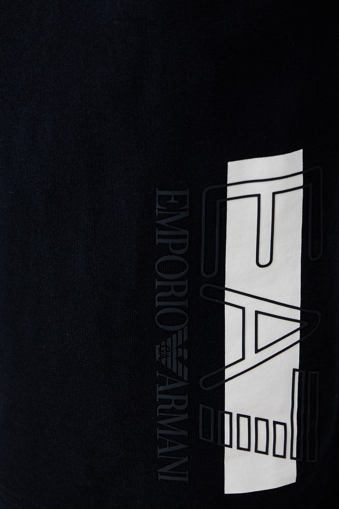 EA7 Emporio Armani szorty dresowe męskie z bawełną granatowy AF13512.7M002421