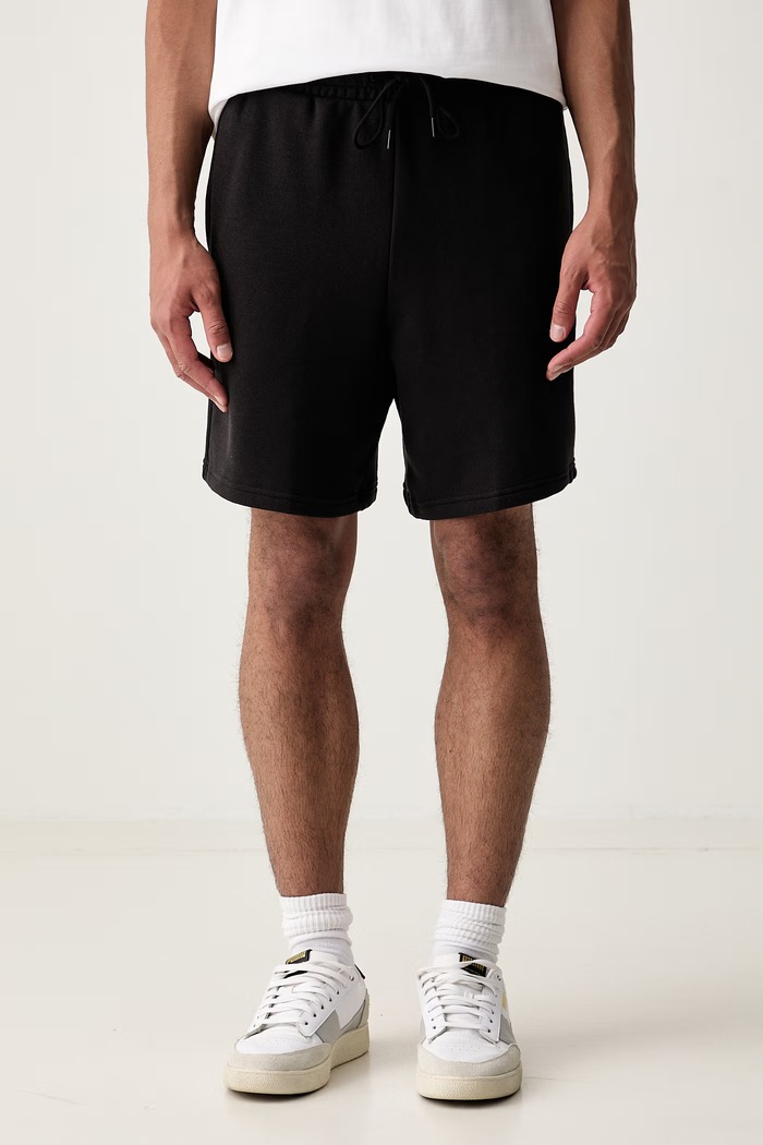 Puma szorty dresowe męskie bawełniane Essentials czarny 636711