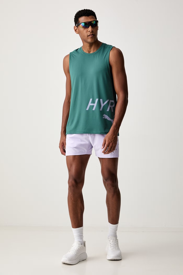 Puma szorty sportowe męskie HYROX 529238 fioletowy AW26