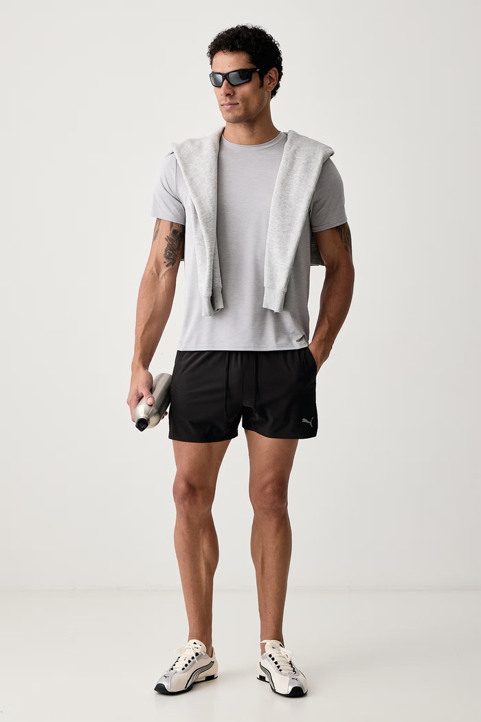 Puma Szorty sportowe męskie PWRmode 528406 czarny AW26