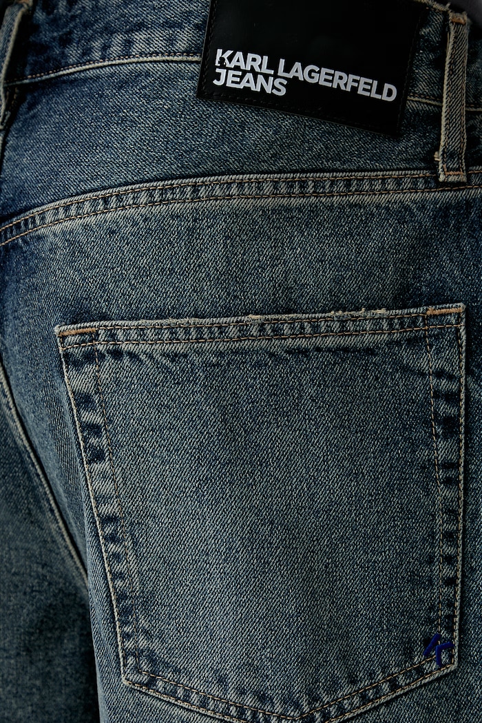 Karl Lagerfeld Jeans szorty męskie jeansowe niebieski B3M10001