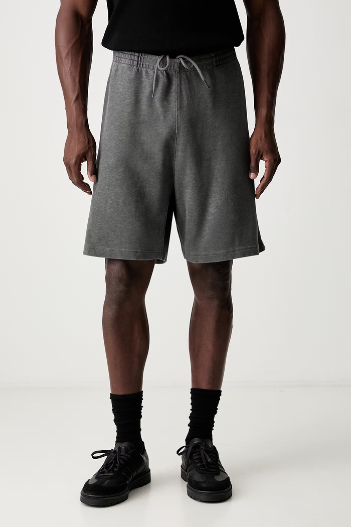 Carhartt WIP Harper Sweat szorty bawełniane męskie czarny I036898