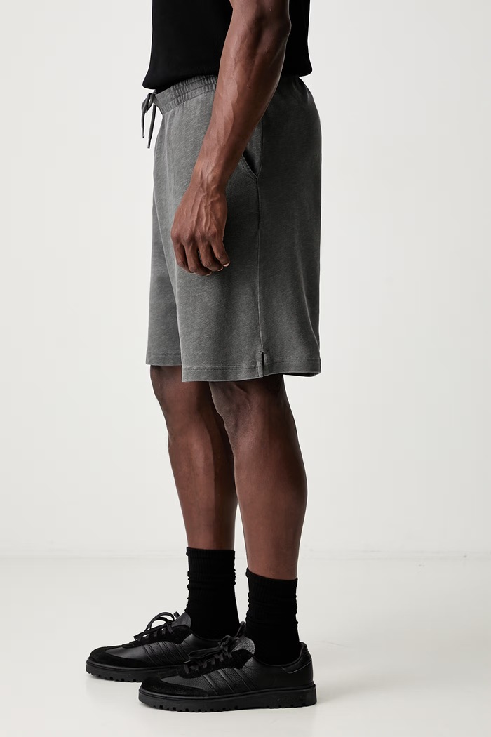 Carhartt WIP Harper Sweat szorty bawełniane męskie czarny I036898