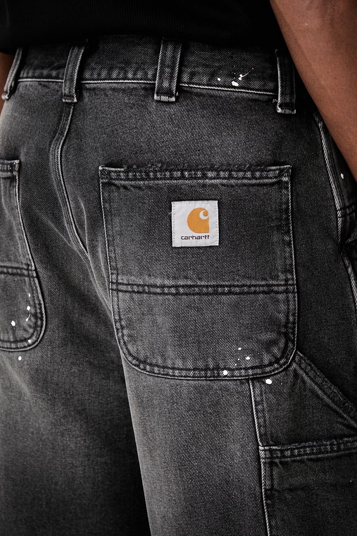 Carhartt WIP OG Single Knee szorty jeansowe męskie czarny I037020