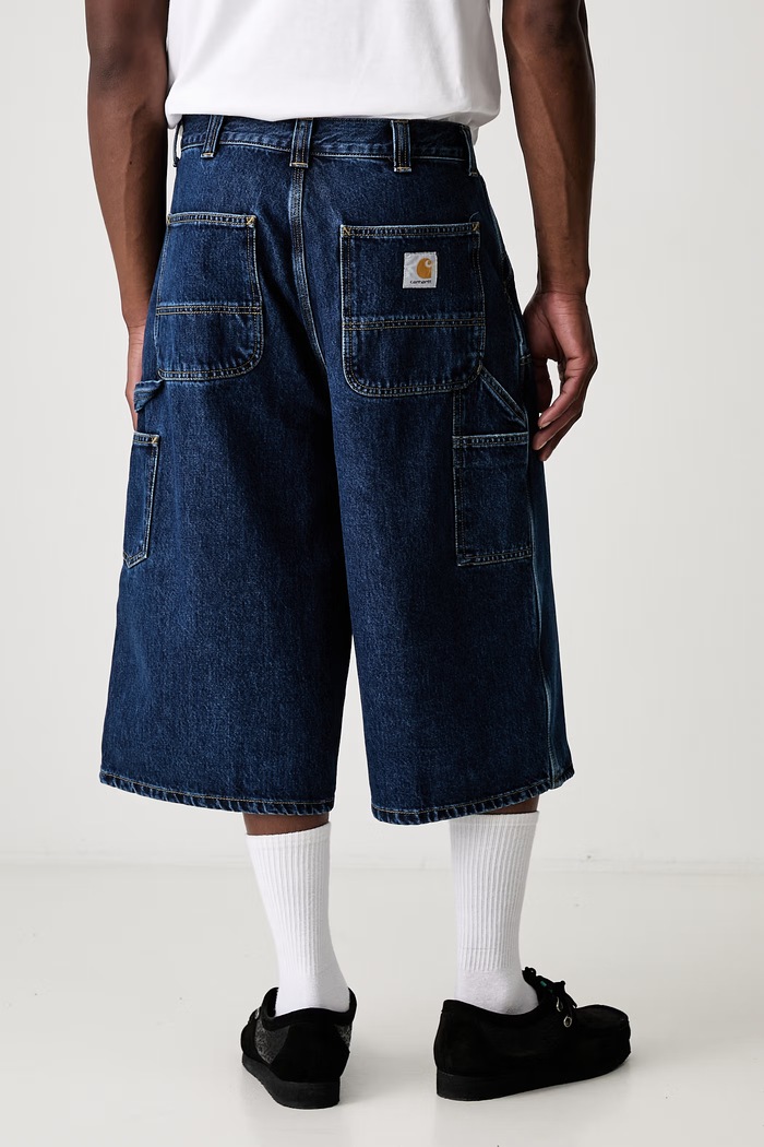 Clothing Carhartt WIP OG Double Knee shorts denim Men's I037493 blue