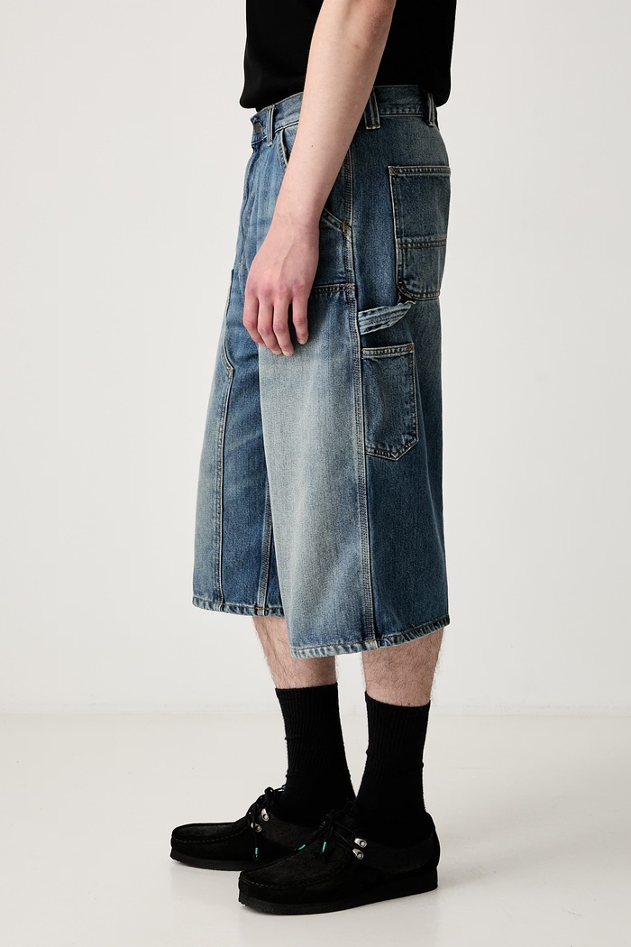 Carhartt WIP OG Double Knee szorty jeansowe męskie I037493 niebieski AW26