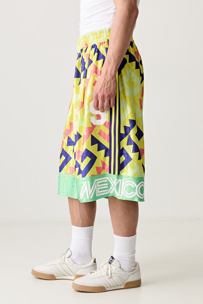 adidas Originals x Willy Chavarria szorty męskie żółty KU7804