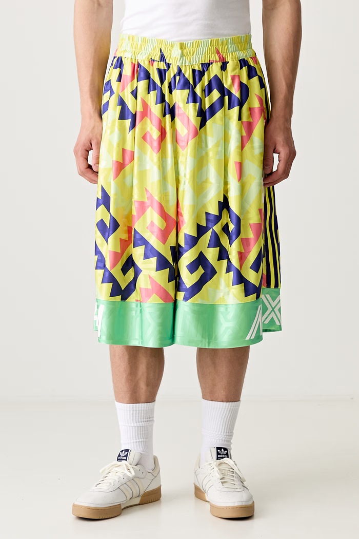 adidas Originals x Willy Chavarria szorty męskie KU7804 żółty AW26