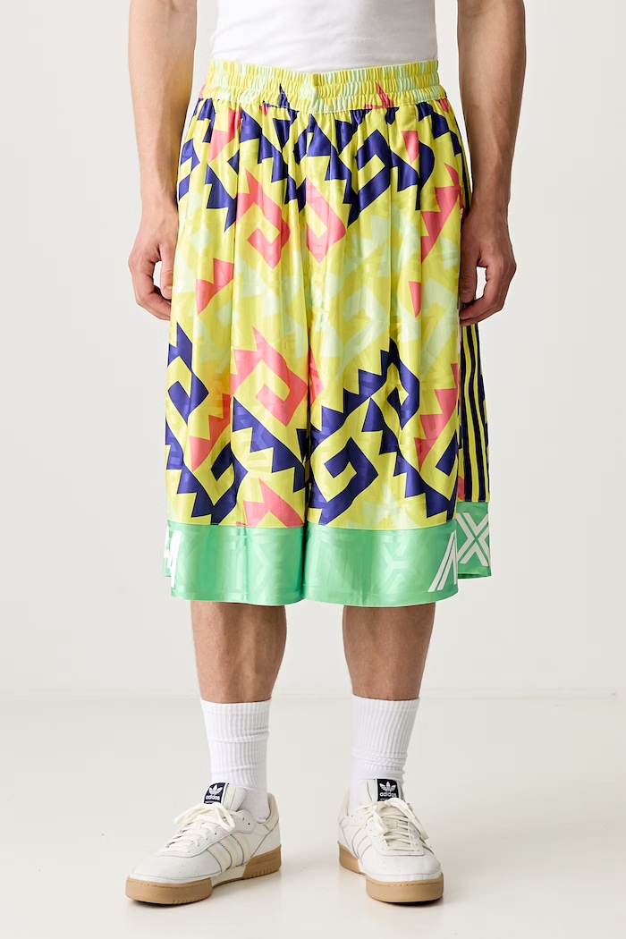 adidas Originals x Willy Chavarria szorty męskie KU7804 żółty AW26