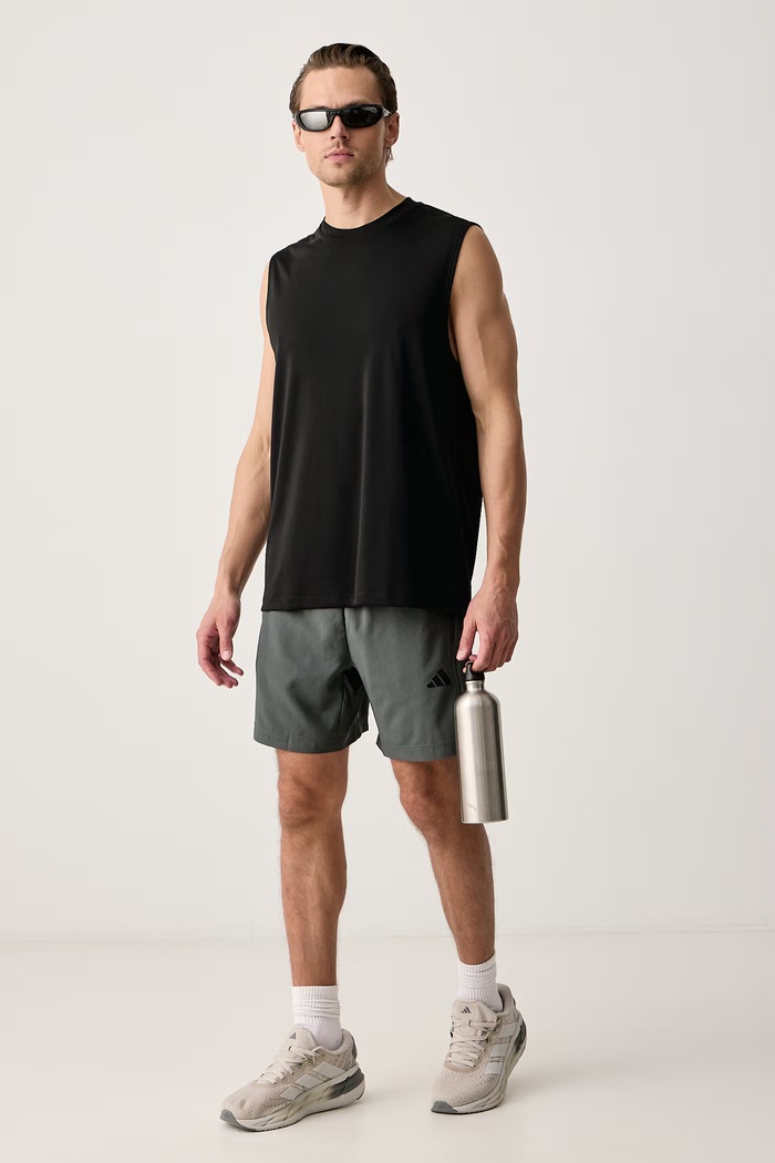 adidas Performance Szorty sportowe męskie Essentials KS3847 zielony AW26