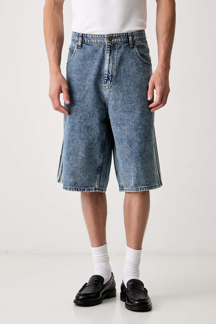 adidas Originals бермуди мъжки от деним Firebird син KS4975