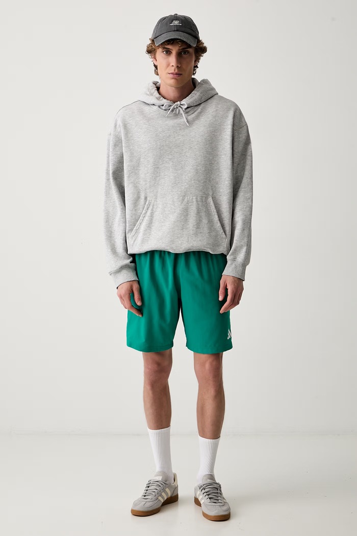 adidas szorty kąpielowe męskie Three Stripes KG1673 zielony AW26