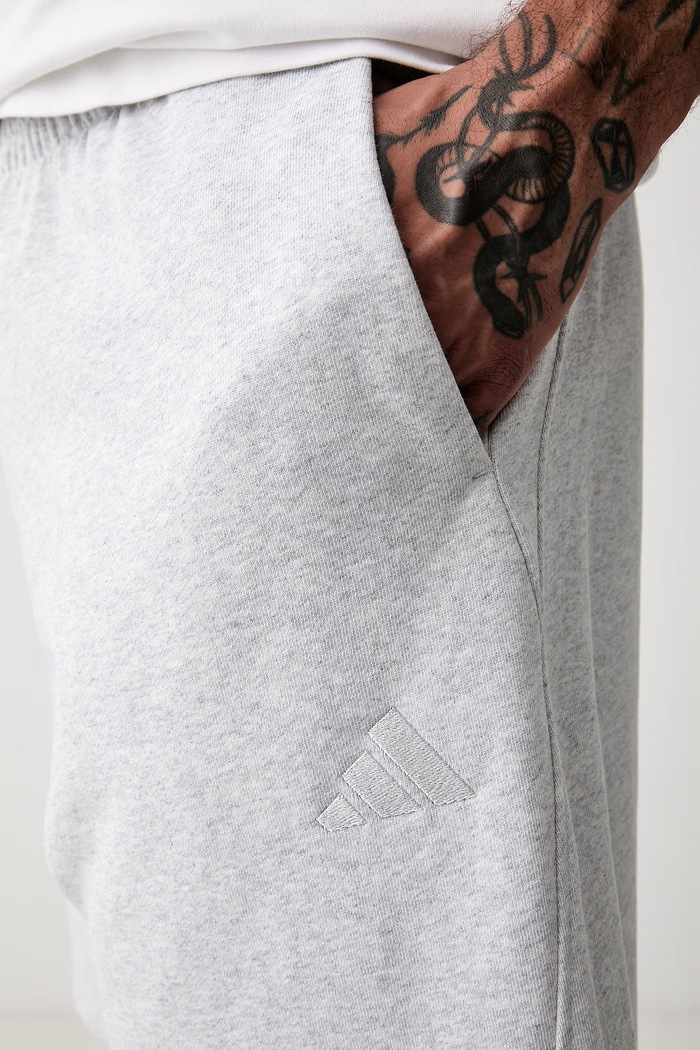 adidas szorty dresowe męskie bawełniane szary KW2304