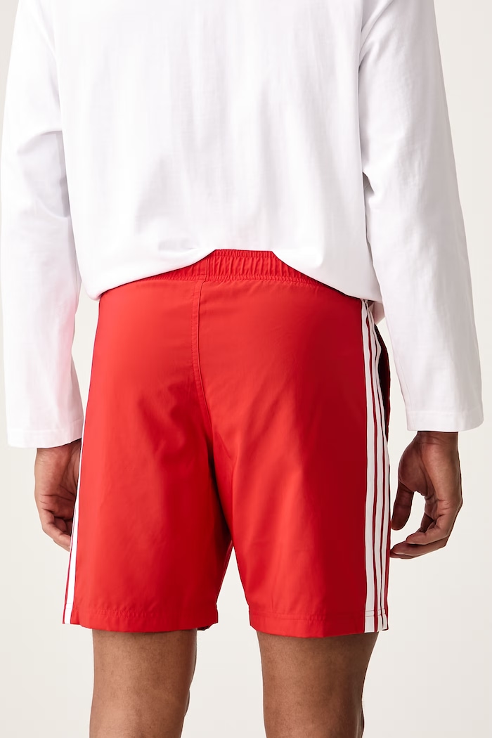 Oblečenie adidas Plavecké šortky pánske Three Stripes KG1679 červená
